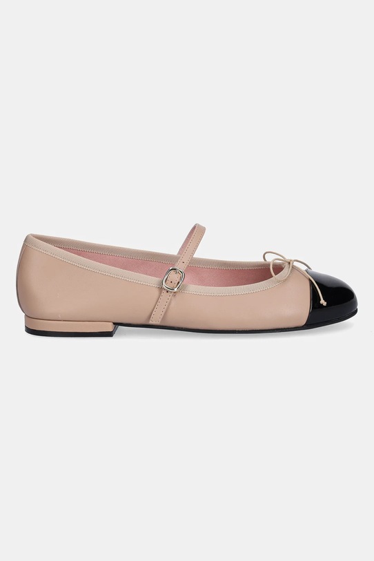 Δερμάτινες μπαλαρίνες Pretty Ballerinas Irma 52688.001.9351 μπεζ AW25
