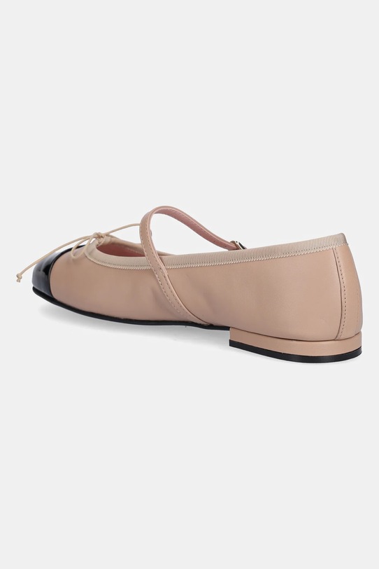 Παπούτσια Δερμάτινες μπαλαρίνες Pretty Ballerinas Irma 52688.001.9351 μπεζ