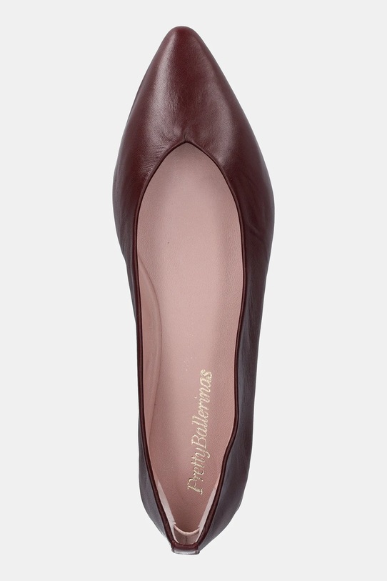 Δερμάτινες μπαλαρίνες Pretty Ballerinas TYRA μπορντό 52775.002.9251