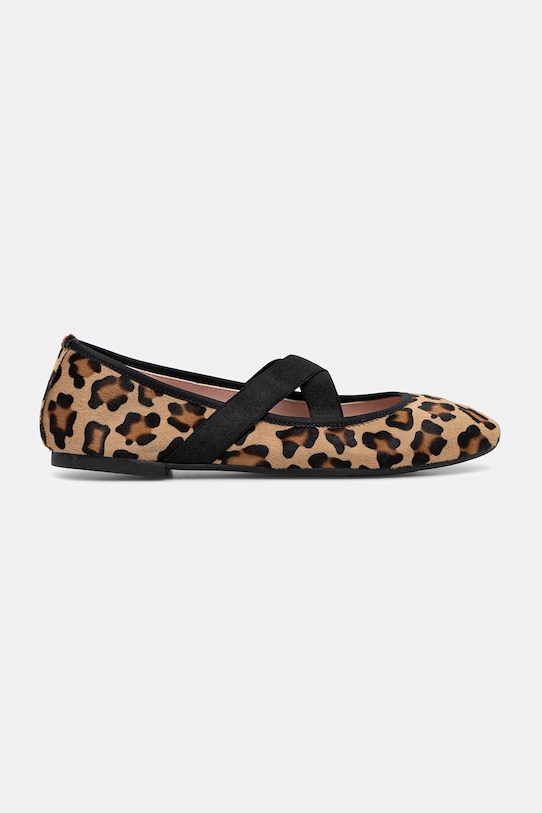 Usnjene balerinke Pretty Ballerinas Nicole 52561.002.9101 rjava AW25