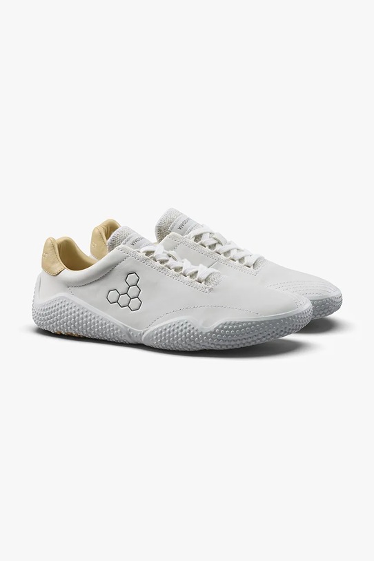 Vivobarefoot sneakersy skórzane MOTUS STUDIO SNEAKER LTH 205642 biały AW25