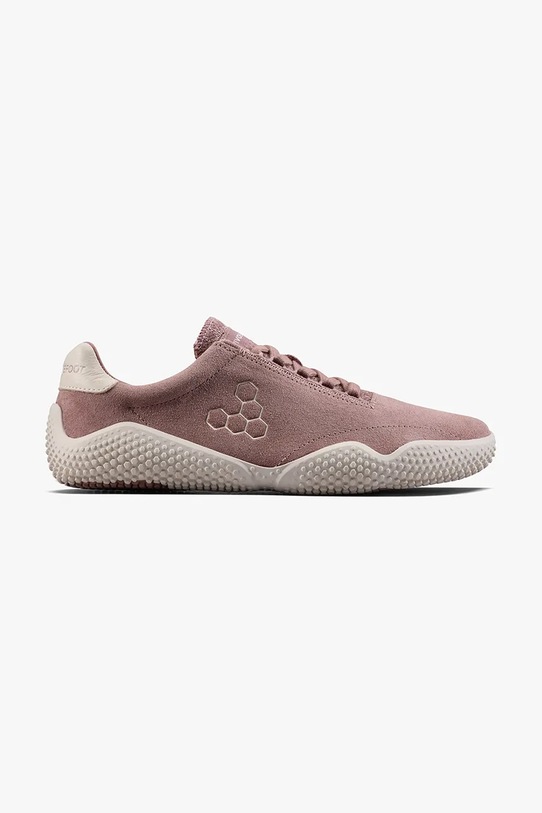 Vivobarefoot sneakersy skórzane MOTUS STUDIO SNEAKER LTH skóra zamszowa różowy 205642