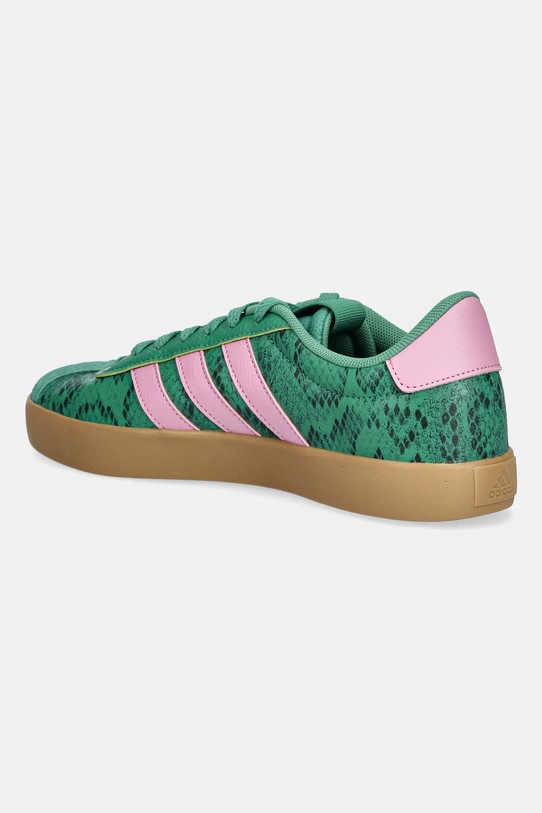 Obuwie adidas sneakersy skórzane VL Court 3.0 JR8668 zielony