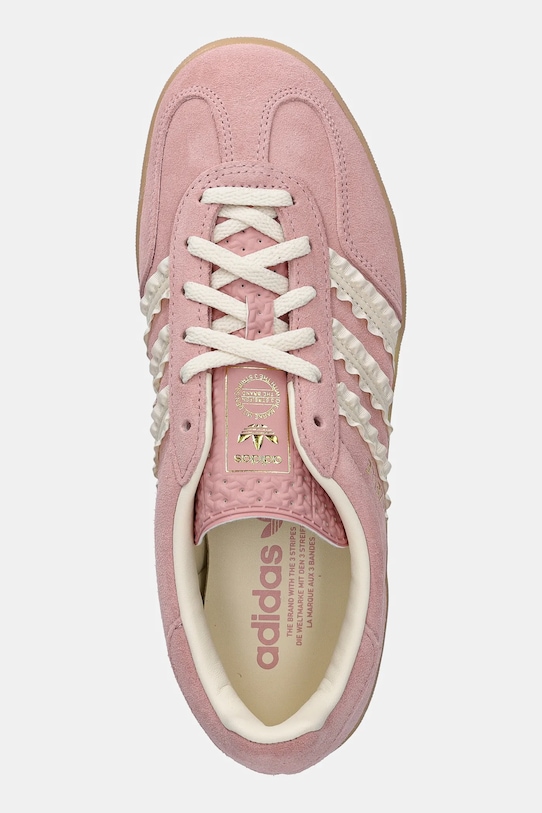 Tenisice od brušene kože adidas Originals Gazelle Indoor roza JS1413
