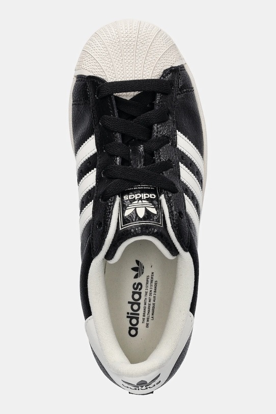Kožené tenisky adidas Originals Superstar II čierna JS4014