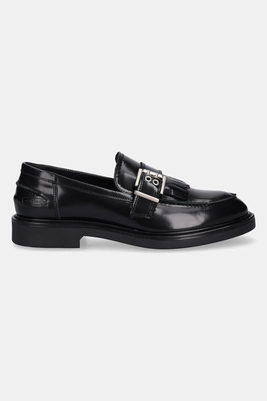 G-Star mokasyny skórzane VACUM LF BOX LEA W D28147.01.990 czarny AW25