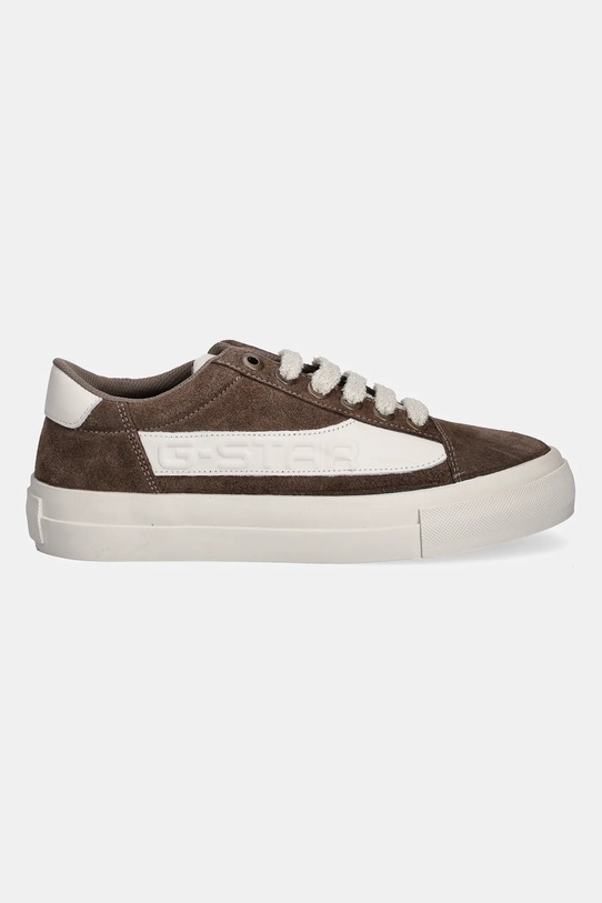 G-Star sneakersy zamszowe LOOM BSC W D28158.01.G259 brązowy AW25