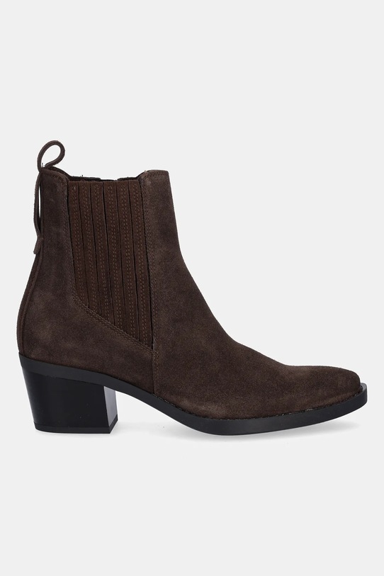 Marc O'Polo botki zamszowe Luna 50718457103300 brązowy AW25