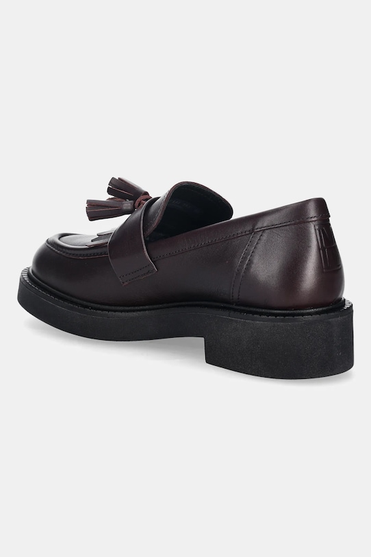Obuwie Marc O'Polo mokasyny skórzane Perla 50818513207134 bordowy