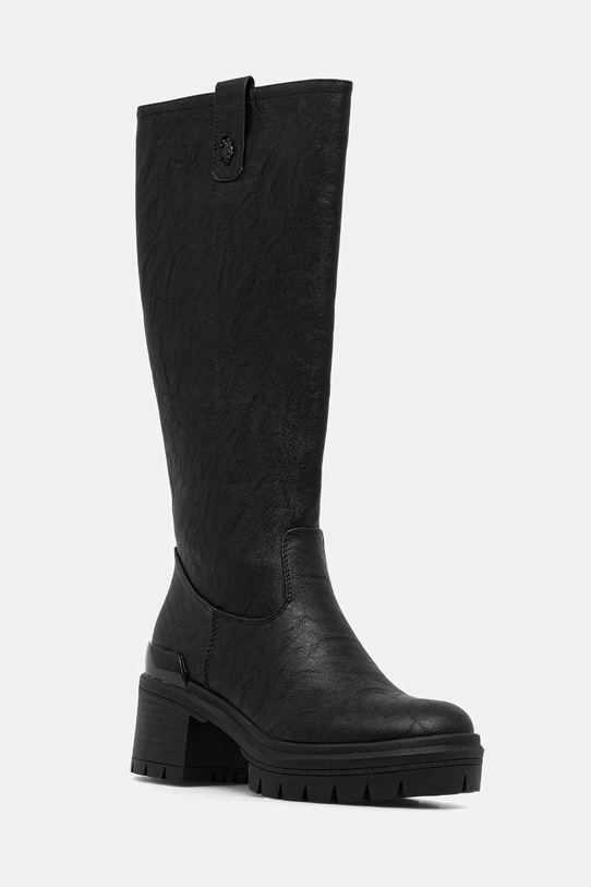 U.S. Polo Assn. stivali in pelle HALEY011 non isolato nero HALEY011W.EY1