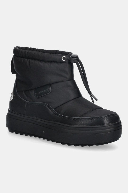 Μπότες χιονιού U.S. Polo Assn. ICY005 απομίμηση λείου δέρματος μαύρο ICY005W.ENY1