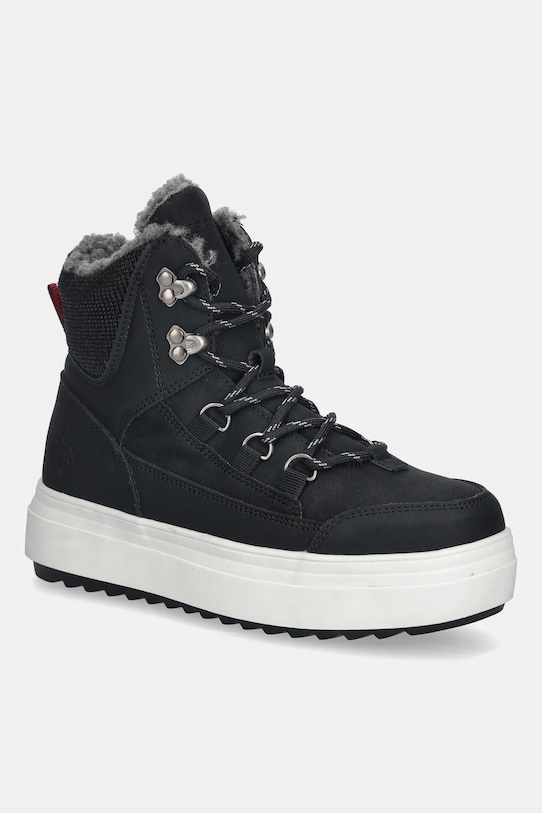 Μποτάκια U.S. Polo Assn. ICY007 συνθετικό μαύρο ICY007W.EUH1