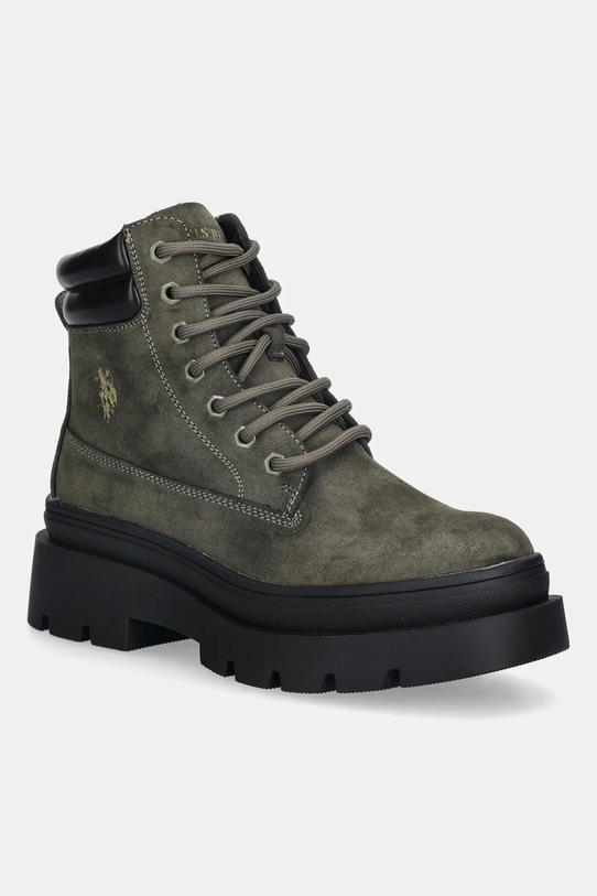 Gležnarji U.S. Polo Assn. SHONA001 Sintetični zelena SHONA001W.EHY1