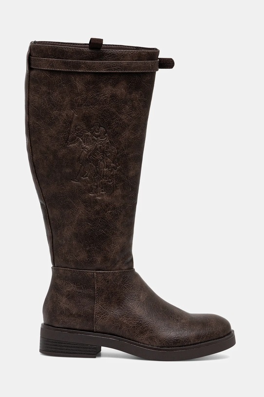 Vysoké čižmy U.S. Polo Assn. YLENIA001 YLENIA001W.EY1 hnedá AW25
