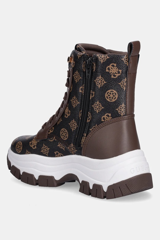 Παπούτσια Μποτάκια Guess BENZON FLFBNZ.FAL12.BROWN καφέ