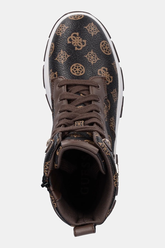 Μποτάκια Guess BENZON καφέ FLFBNZ.FAL12.BROWN