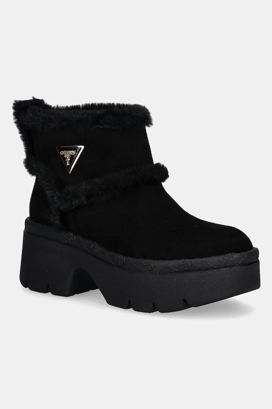Guess śniegowce BRIDGETE brak zapięcia czarny FLFBRD.ESU10.BLACK