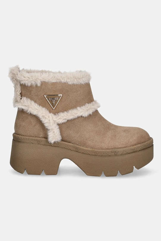 Μπότες χιονιού Guess BRIDGETE FLFBRD.ESU10.NATU μπεζ NC25