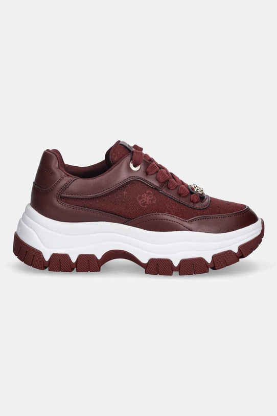 Guess sneakersy BERRETT2 FLFBRT.ELE12.WINE bordowy AW25