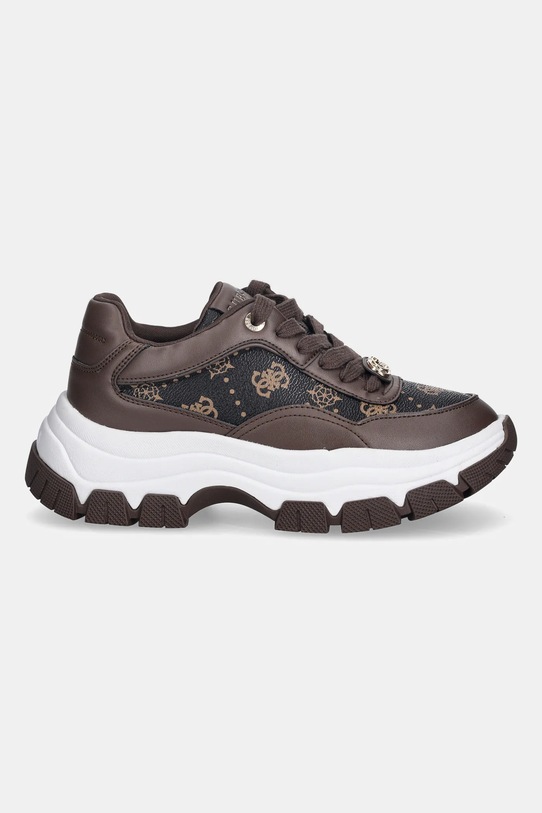 Guess sneakersy BERRETT2 FLFBRT.PEL12.BROWN brązowy AW25