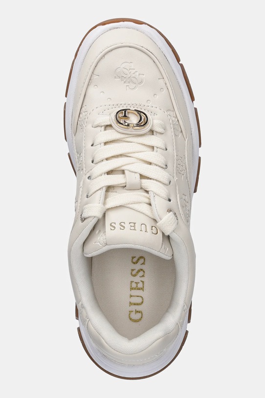 Guess sneakersy BERRETT2 beżowy FLFBRT.PEL12.CREAM