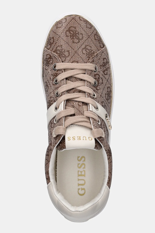 Guess sneakersy BRITZ beżowy FLFBTZ.FAL12.BEIGE