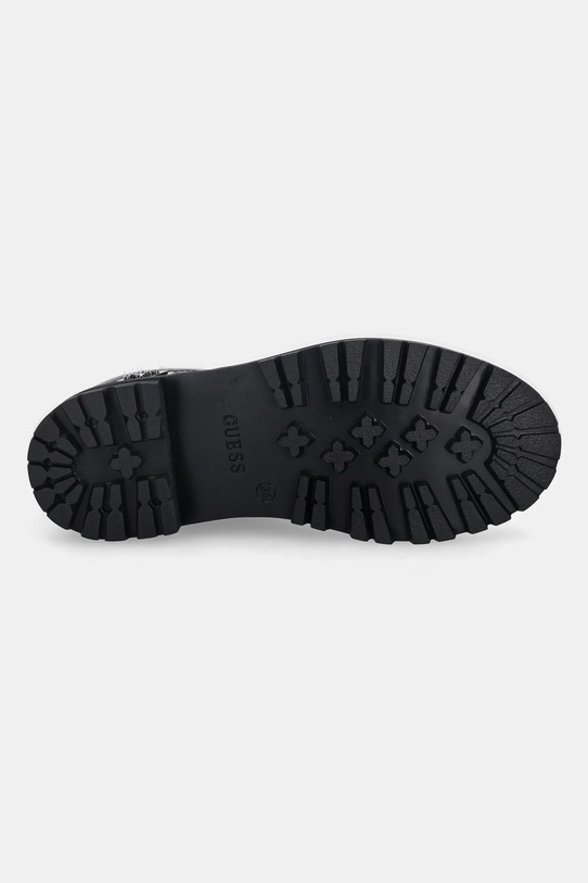 Guess workery skórzane BADA2 FLFB2D.LEA10.BLACK czarny