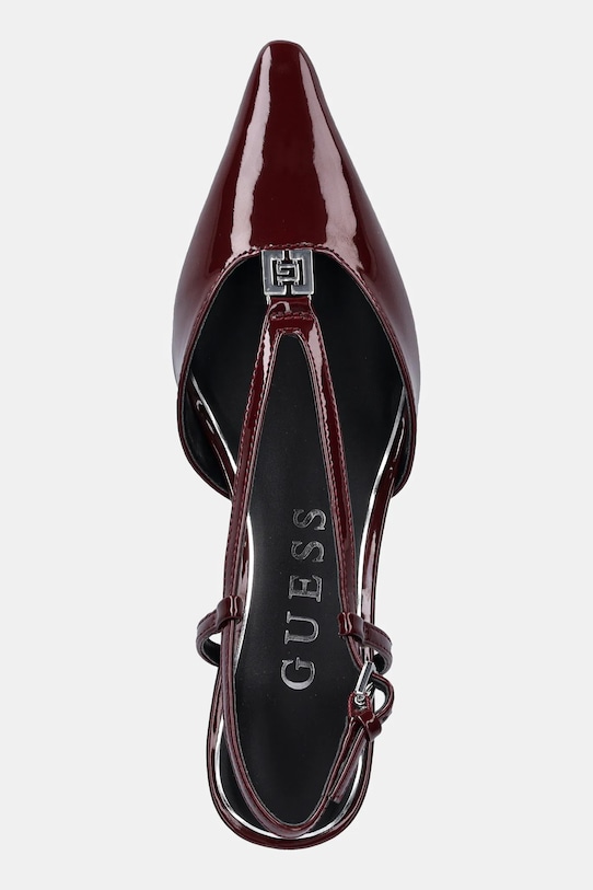 Guess szpilki DESIE bordowy FLFDES.PAF08.WINE