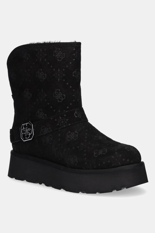 Guess śniegowce DOLSAY2 brak zapięcia czarny FLFDOL.ESU10.BLACK