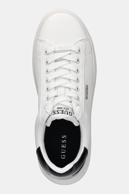 Guess sneakersy skórzane ELBINA10 biały FLFE10.PEL12.WHIBL