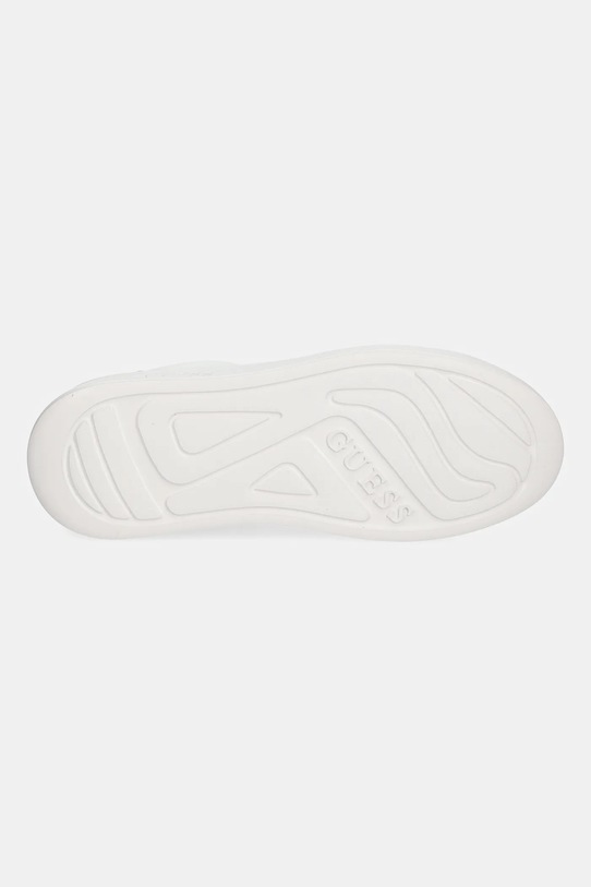 Guess sneakersy skórzane ELBINA10 FLFE10.PEL12.WHIBL biały
