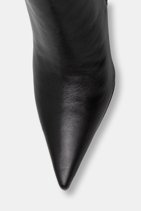 Δερμάτινες μπότες Guess GRESSA μαύρο FLFGRS.LEA11.BLACK