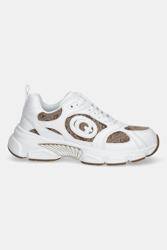 Αθλητικά Guess IBITHA2 FLFI2B.ELE12.BEIBR λευκό AW25