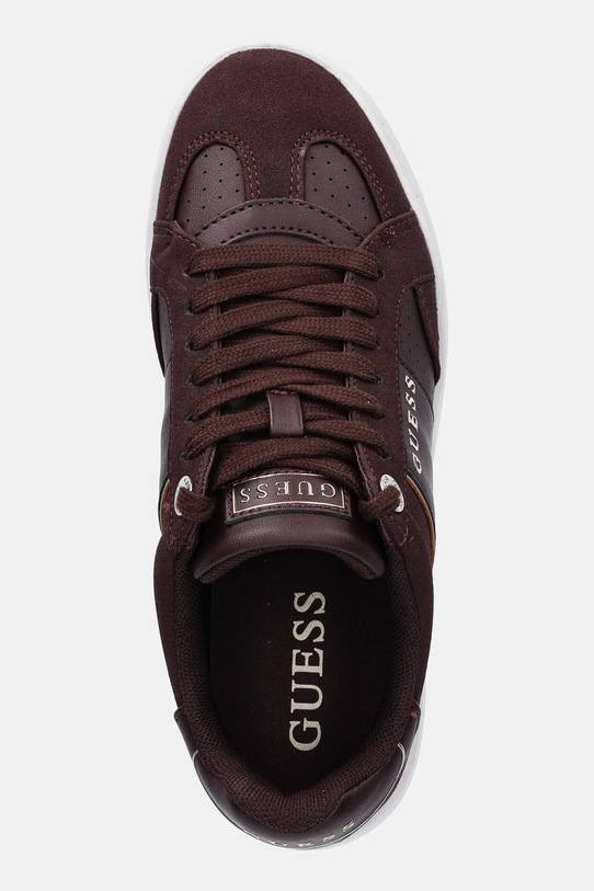 Guess sneakersy JRONE8 bordowy FLFJR8.PEL12.WINE