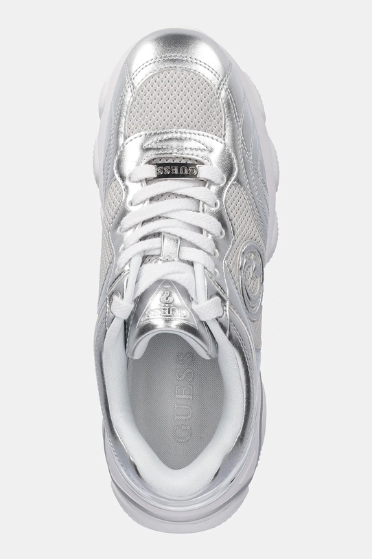 Guess sneakersy MORRIZ srebrny FLFMRZ.ELE12.SILVE