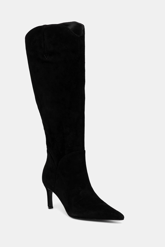 Guess kozaki zamszowe PALISTA nieocieplane czarny FLFPTA.SUE11.BLACK
