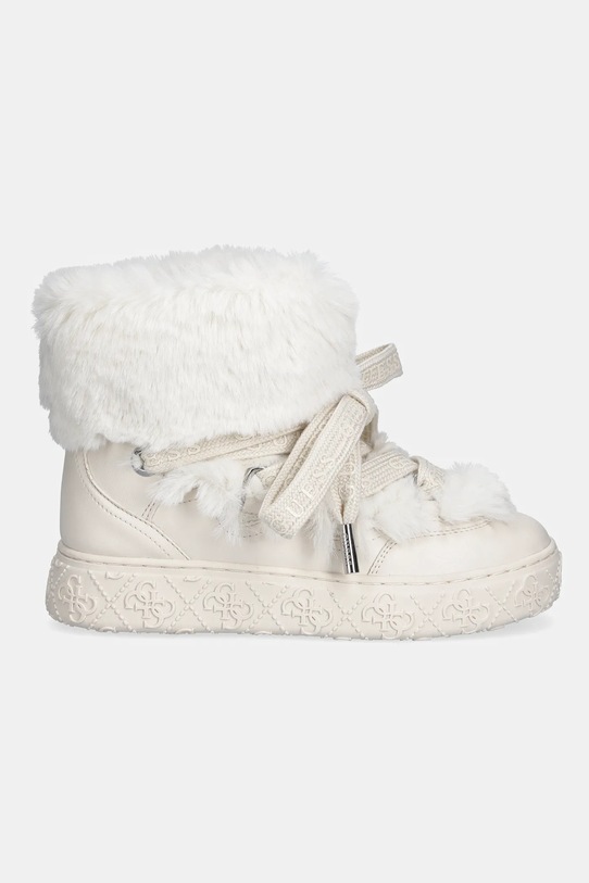 Sněhule Guess UNESSA FLFUEK.FUR10.IVORY bílá NC25
