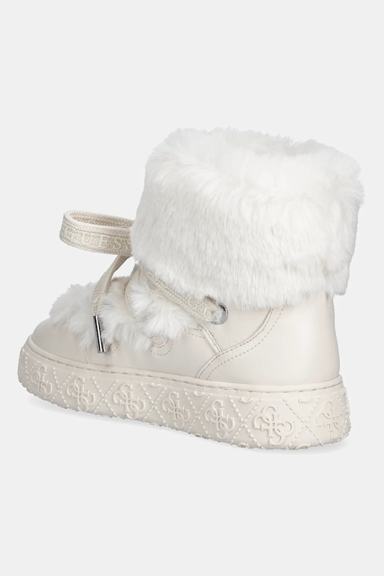 Obuwie Guess śniegowce UNESSA FLFUEK.FUR10.IVORY beżowy