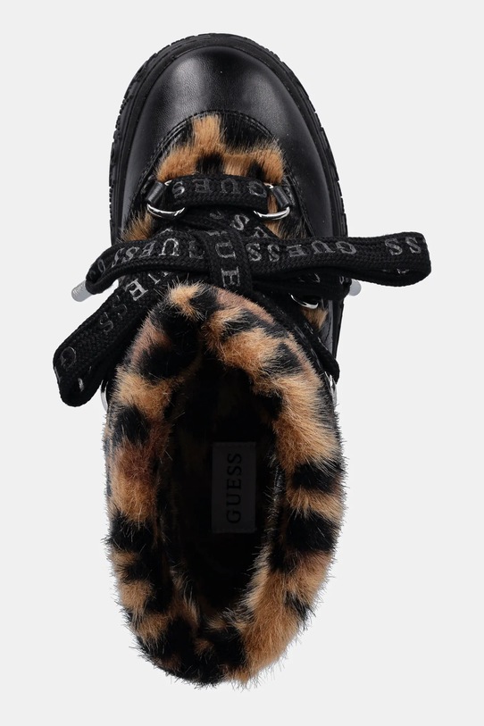 Guess śniegowce UNESSA czarny FLFUEK.FUR10.LEOPA