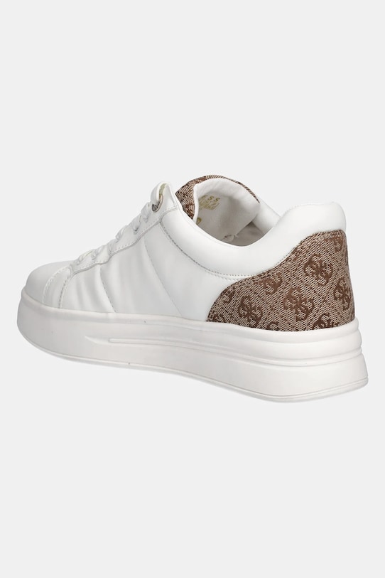 Încălțăminte Guess sneakers din piele WELLI FLFWLL.FAL12.BEIBR bej