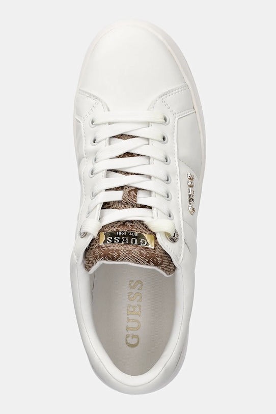 Guess sneakers din piele WELLI bej FLFWLL.FAL12.BEIBR