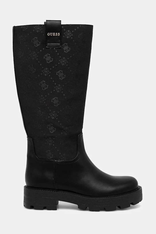 Guess cizme YANNIS FLFYNN.FAL11.BLACK negru AW25