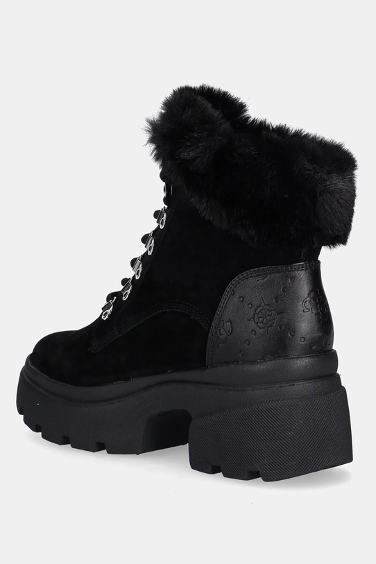 Παπούτσια Μποτάκια Guess YARELI FLFYRL.SUE10.BLACK μαύρο
