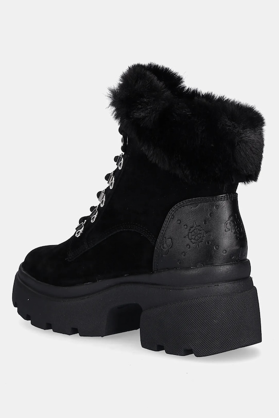 Obuv Členkové topánky Guess YARELI FLFYRL.SUE10.BLACK čierna