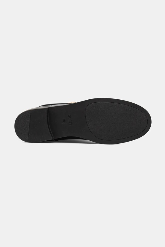 Шкіряні чоботи Guess ZORO FLFZOR.LEA11.BLACK чорний