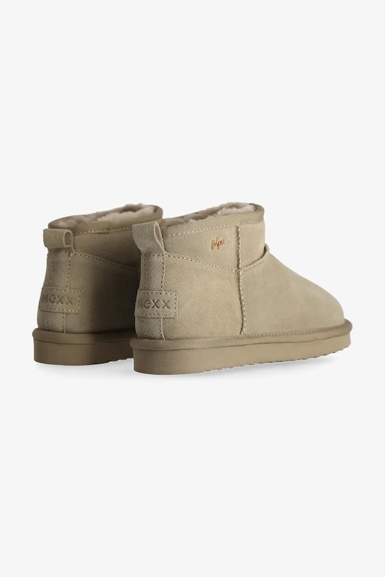 Încălțăminte Mexx cizme de zăpadă din piele întoarsă KIMO OLYMPIA MICH2012553W bej