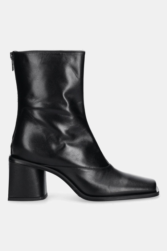 Kožené kotníkové boty Kenzo Kimi Ankle Boots FF62BT120L66.99 černá AW25