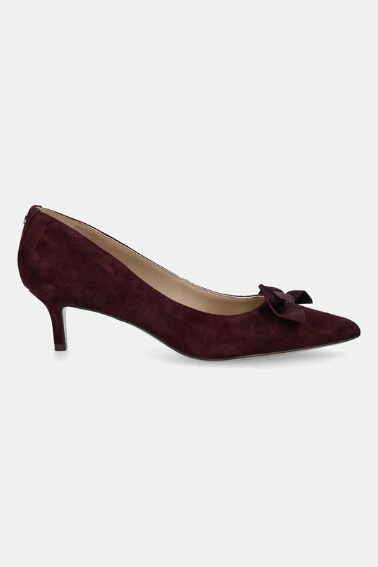 Lauren Ralph Lauren szpilki zamszowe Adrienne Bow 802980116003.600 fioletowy AW25