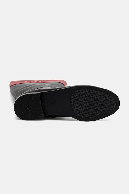 Lauren Ralph Lauren ghete de piele Justine II 802980557001.001 negru