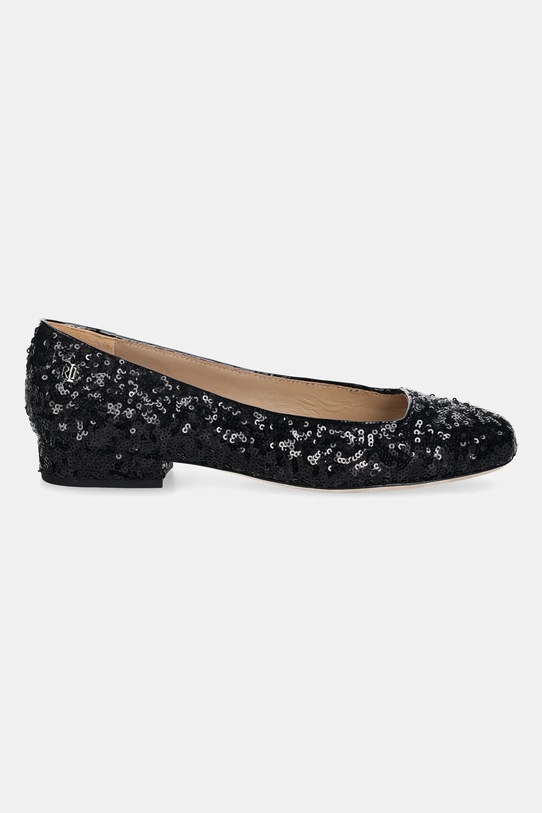 Μπαλαρίνες Lauren Ralph Lauren Emellie Bllt 802977878001.001 μαύρο AW25
